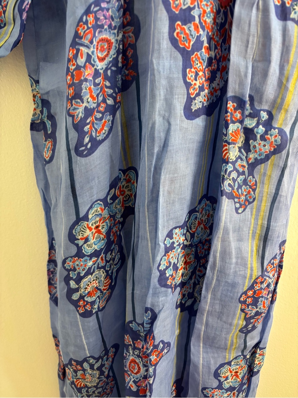 Zara ZW Collection Printed Ramie Tunic Dress, Size XS - Picture 13 of 16